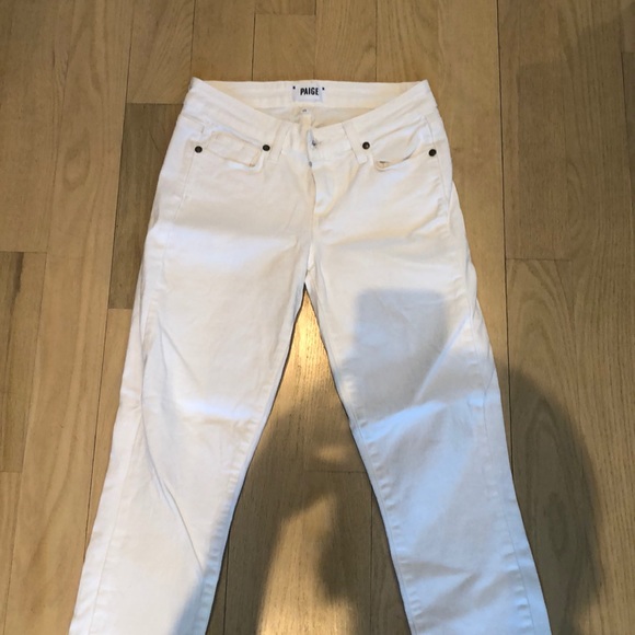 White PAIGE jeans - Picture 1 of 5